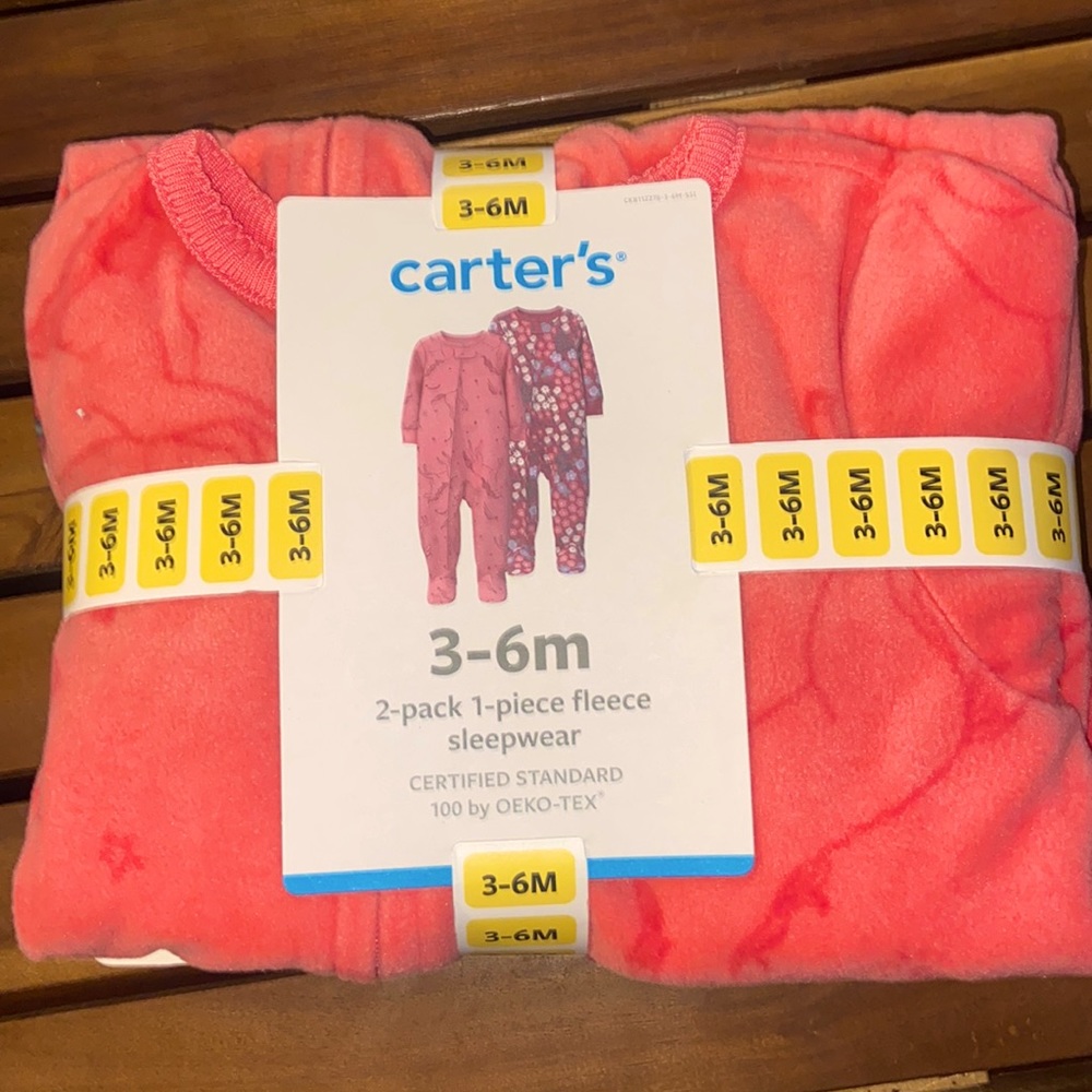 Carter’s 2-pack 1-piece fleece sleepwear